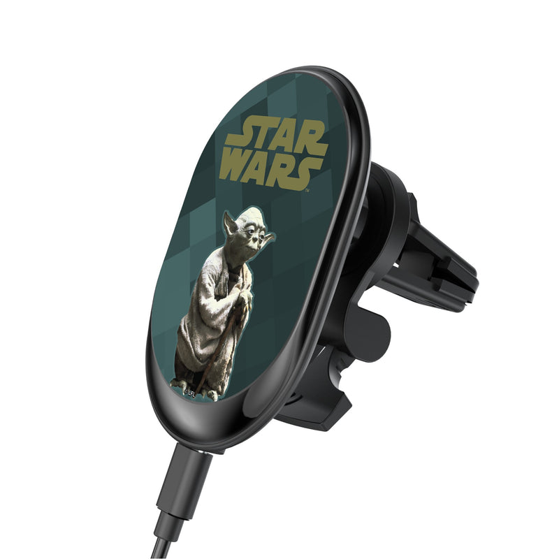 Star Wars Yoda Color Block Wireless Mag Car Charger