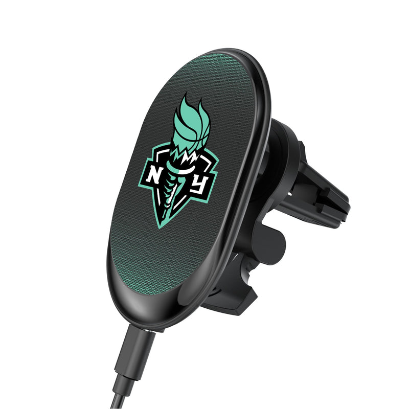 New York Liberty Linen Wireless Mag Car Charger