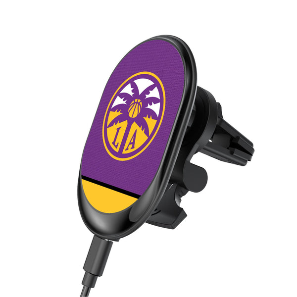 Los Angeles Sparks Endzone Solid Wireless Mag Car Charger