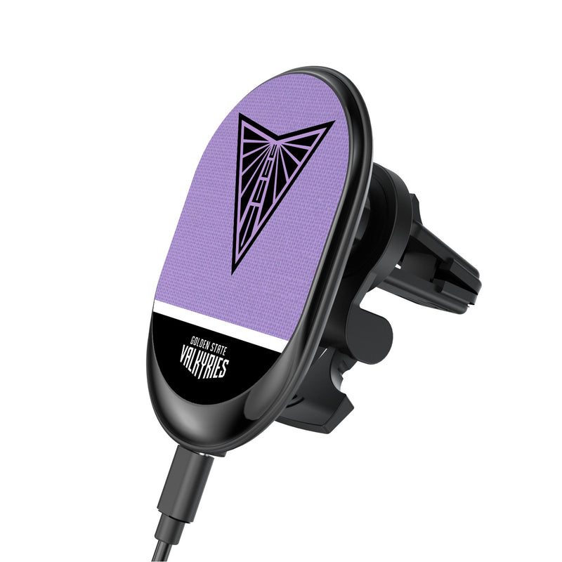 Golden State Valkyries Endzone Solid Wireless Mag Car Charger