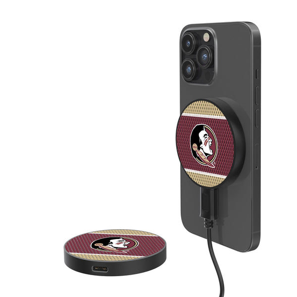 Florida State University Seminoles Mesh 15-Watt Wireless Magnetic Charger