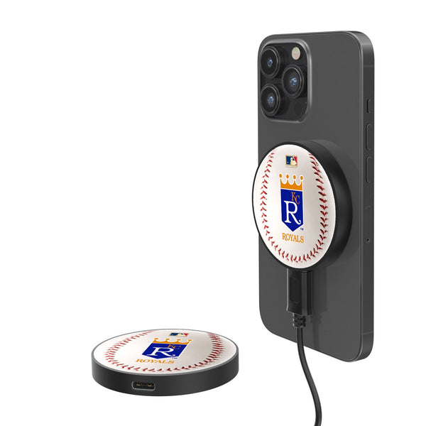 Kansas City Royals 1969-1978 - Cooperstown Collection Baseball 15-Watt Wireless Magnetic Charger