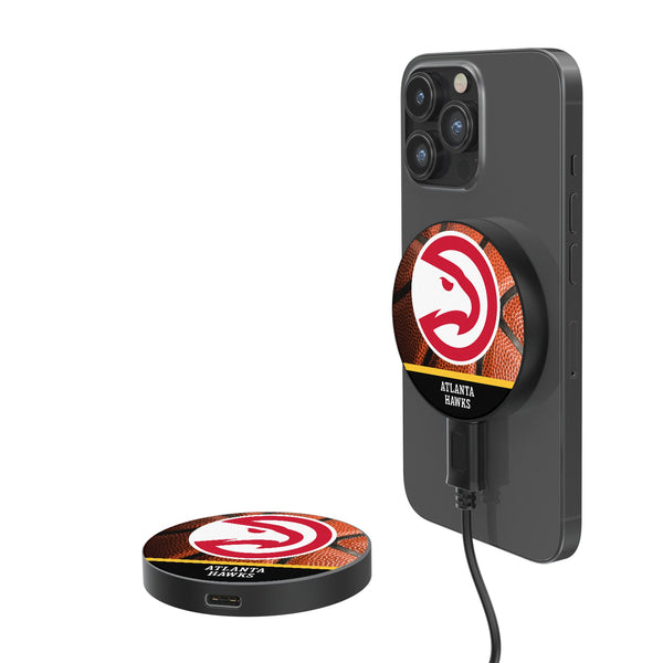 Atlanta Hawks Basketball 15-Watt Wireless Magnetic Charger