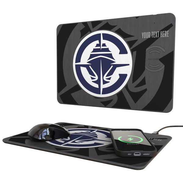 Los Angeles Clippers Personalized Tilt 15-Watt Wireless Charger and Mouse Pad