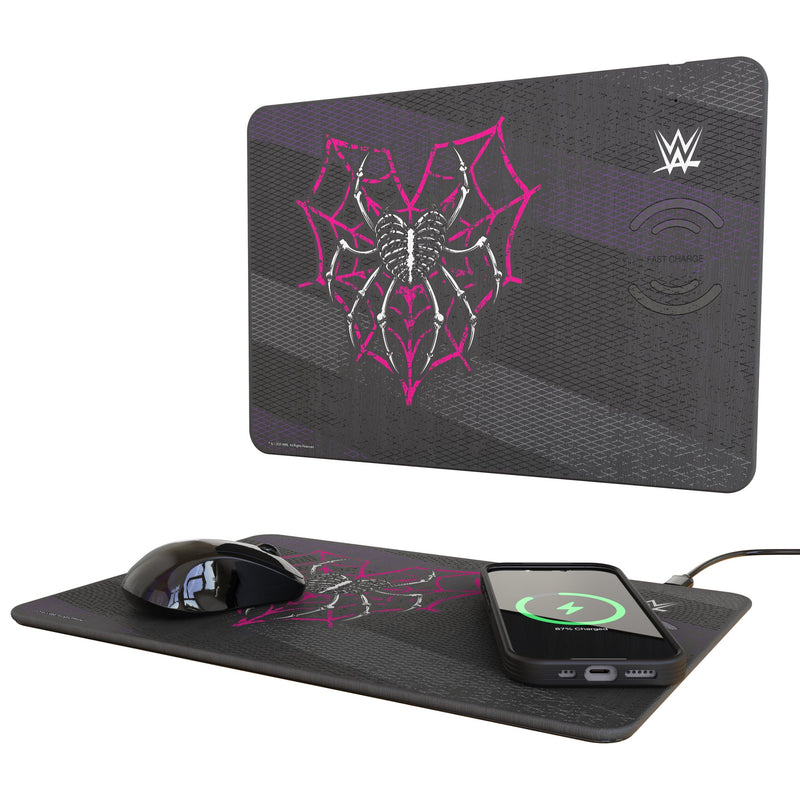 AJ Lee Steel 15-Watt Wireless Charger and Mouse Pad