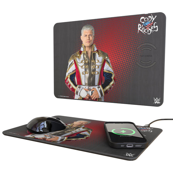 Cody Rhodes Superstar 15-Watt Wireless Charger and Mouse Pad