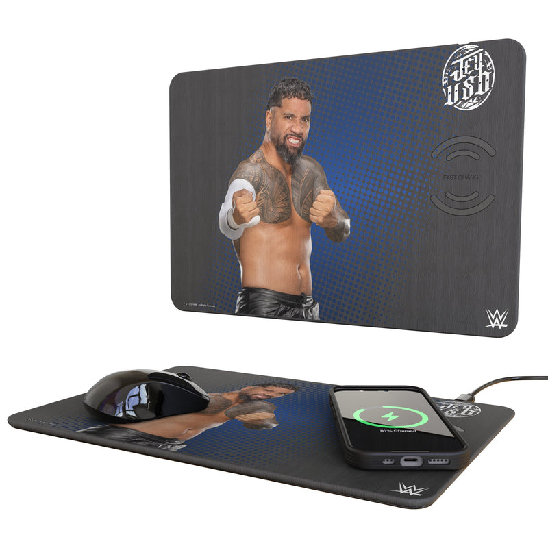 Jey Uso Superstar 15-Watt Wireless Charger and Mouse Pad