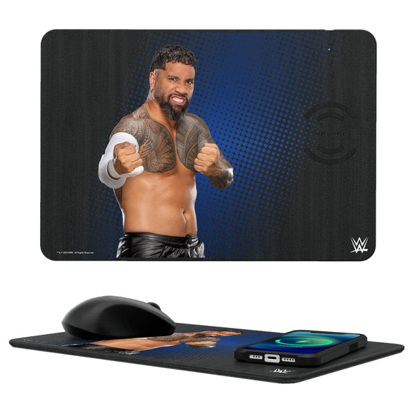 Jey Uso Superstar 15-Watt Wireless Charger and Mouse Pad