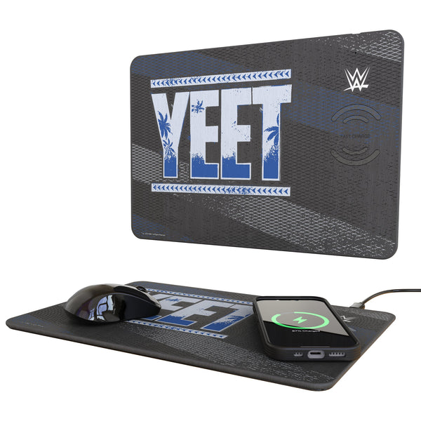 Jey Uso Steel 15-Watt Wireless Charger and Mouse Pad