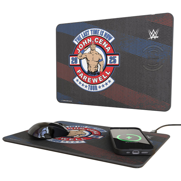John Cena Farewell Tour Steel 15-Watt Wireless Charger and Mouse Pad