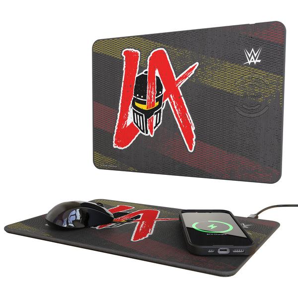 LA Knight Steel 15-Watt Wireless Charger and Mouse Pad