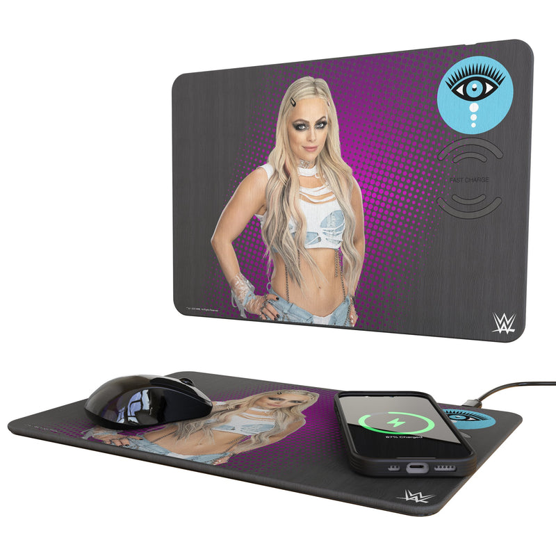 Liv Morgan Superstar 15-Watt Wireless Charger and Mouse Pad
