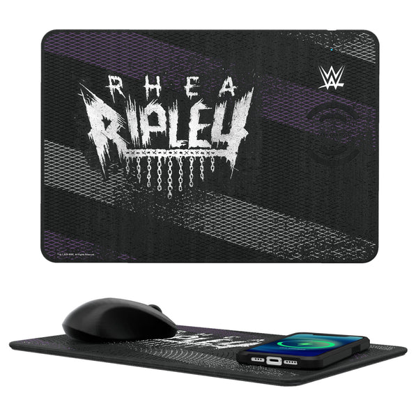 Rhea Ripley Steel 15-Watt Wireless Charger and Mouse Pad