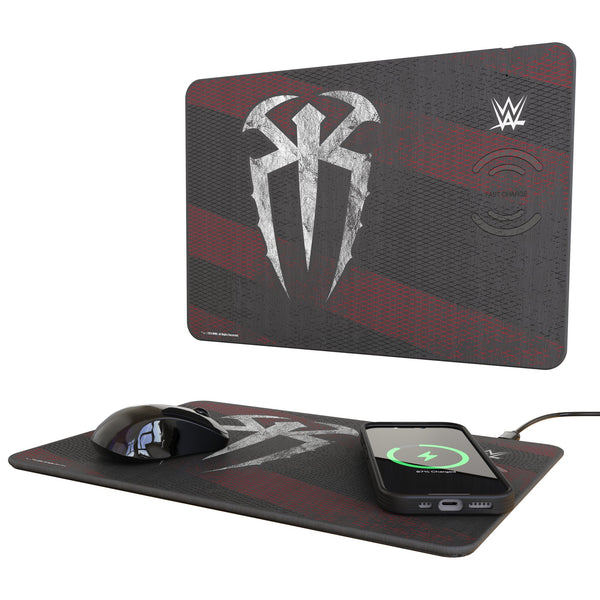 Roman Reigns Steel 15-Watt Wireless Charger and Mouse Pad