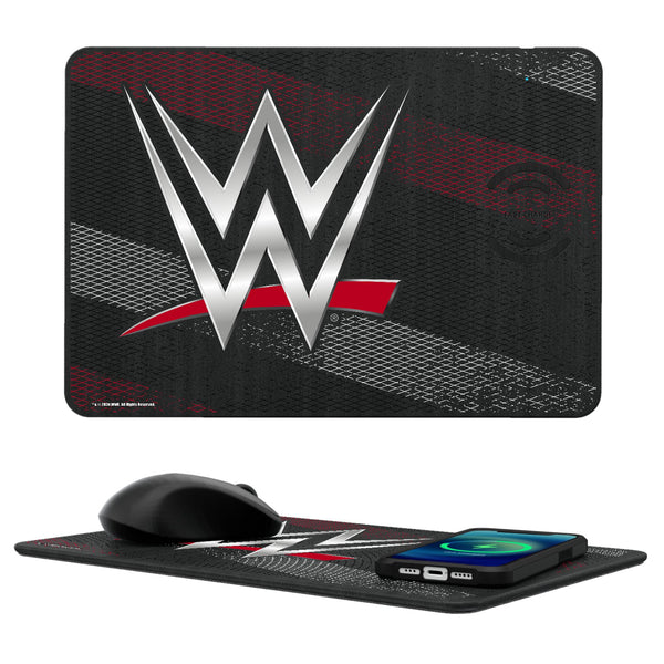 WWE Steel 15-Watt Wireless Charger and Mouse Pad