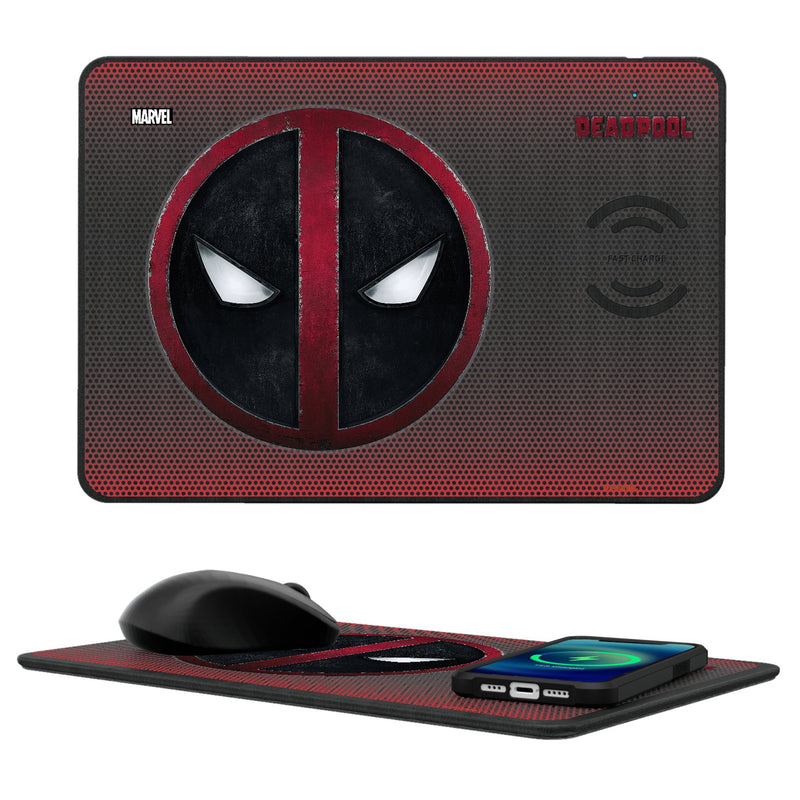 Marvel Deadpool Grid 15-Watt Wireless Charger and Mouse Pad