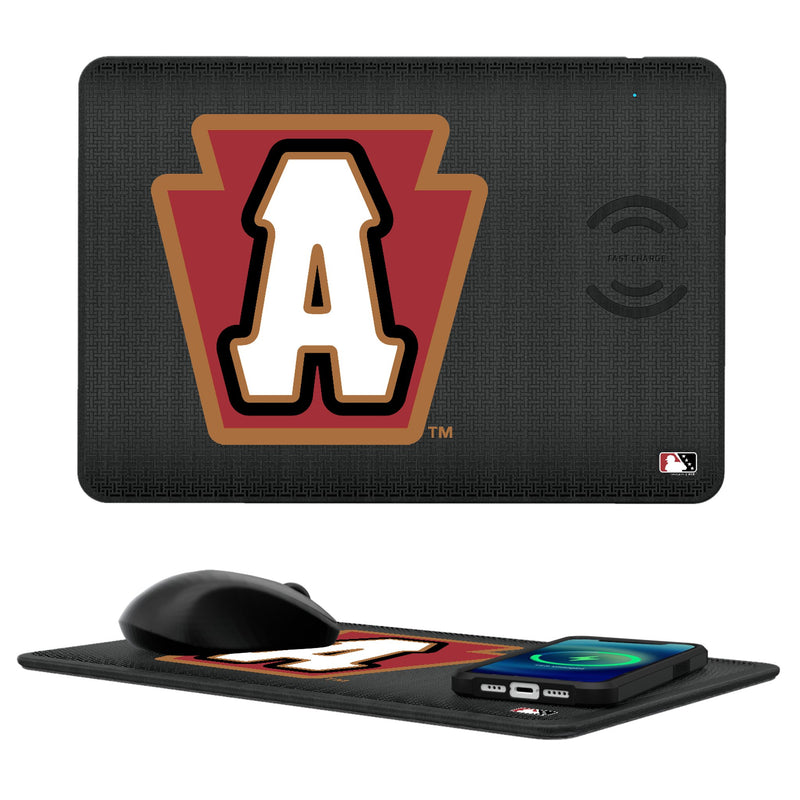 Altoona Curve Linen 15-Watt Wireless Charger and Mouse Pad