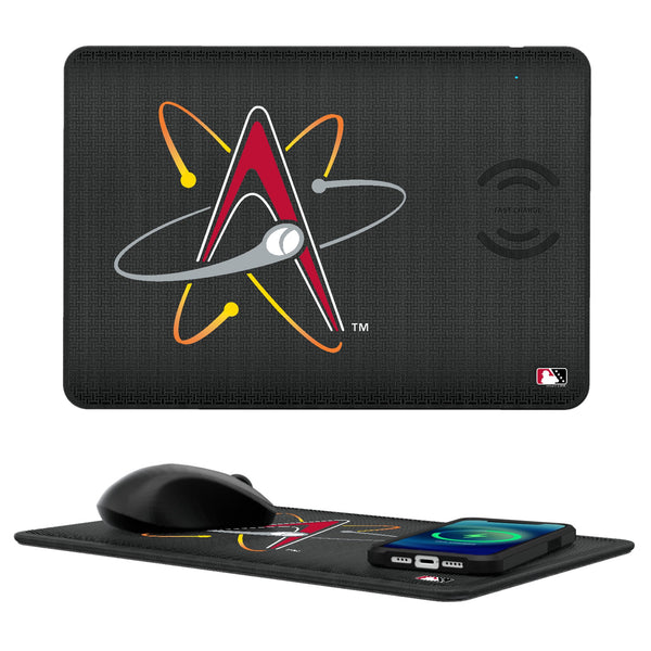 Albuquerque Isotopes Linen 15-Watt Wireless Charger and Mouse Pad