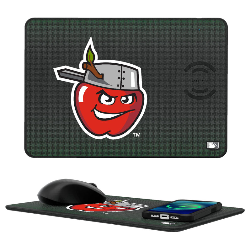 Fort Wayne TinCaps Linen 15-Watt Wireless Charger and Mouse Pad