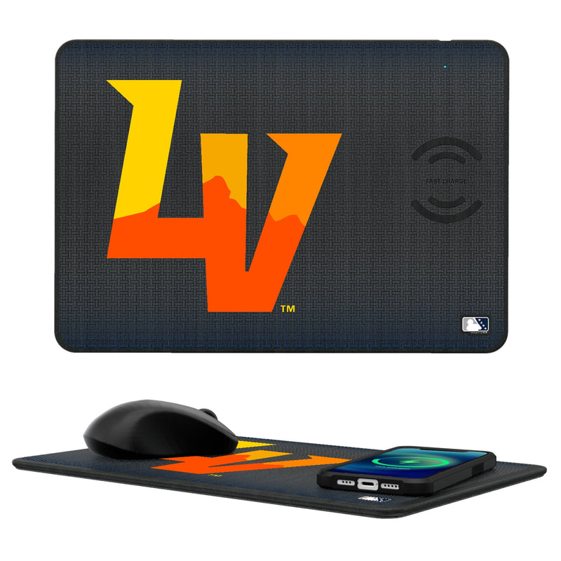 Las Vegas Aviators Linen 15-Watt Wireless Charger and Mouse Pad