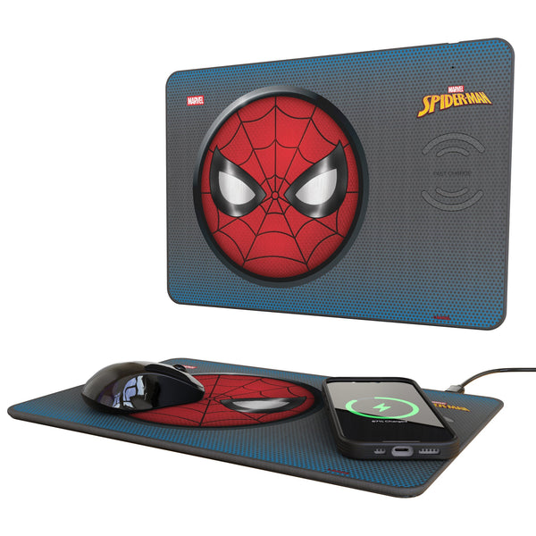 Marvel Spider-Man Grid 15-Watt Wireless Charger and Mouse Pad