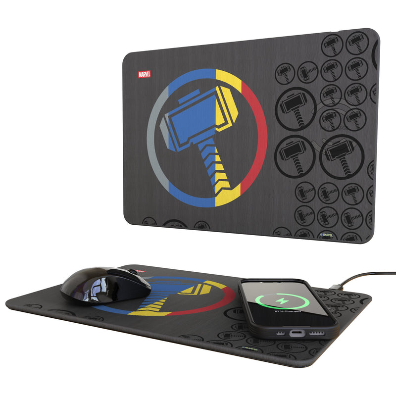 Marvel Avengers Thor Sigil 15-Watt Wireless Charger and Mouse Pad