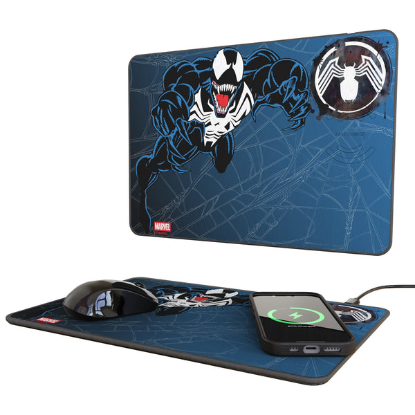 Marvel Venom MechLine 15-Watt Wireless Charger and Mouse Pad