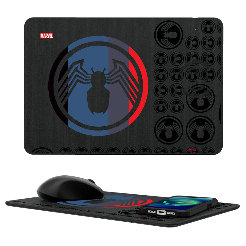 Marvel Venom Sigil 15-Watt Wireless Charger and Mouse Pad