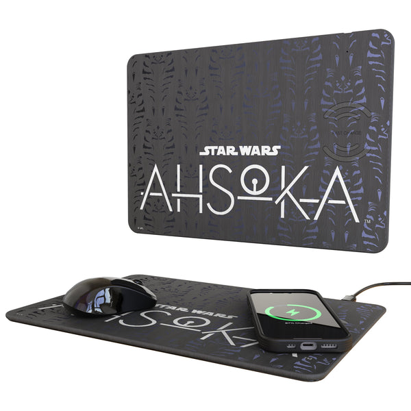 Star Wars Ahsoka BaseZero 15-Watt Wireless Charger and Mouse Pad