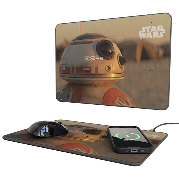 Star Wars BB-8 Cinematic Moments: Discovery 15-Watt Wireless Charger and Mouse Pad