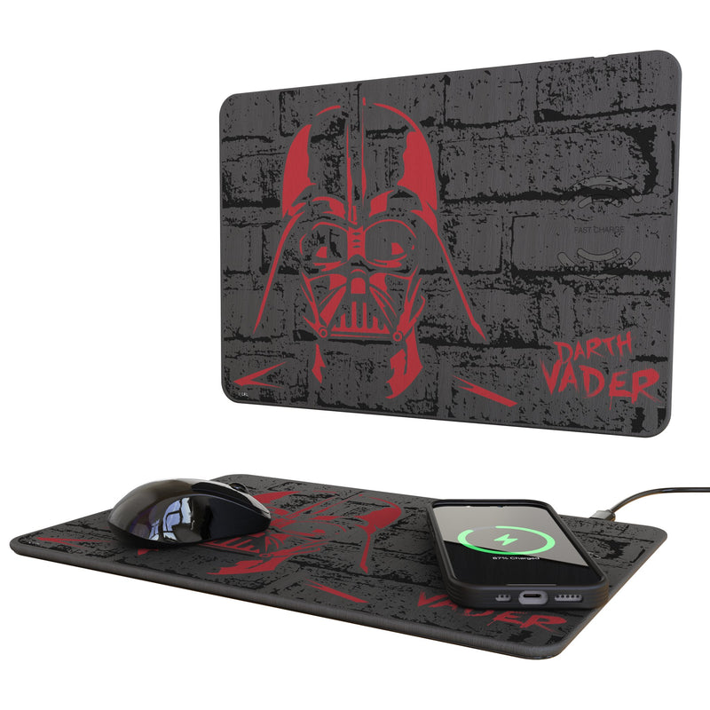 Star Wars Darth Vader Iconic 15-Watt Wireless Charger and Mouse Pad