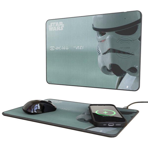 Star Wars Stormtrooper Cinematic Moments: Discovery 15-Watt Wireless Charger and Mouse Pad