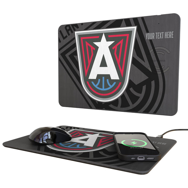 Atlanta Dream Personalized Tilt 15-Watt Wireless Charger and Mouse Pad