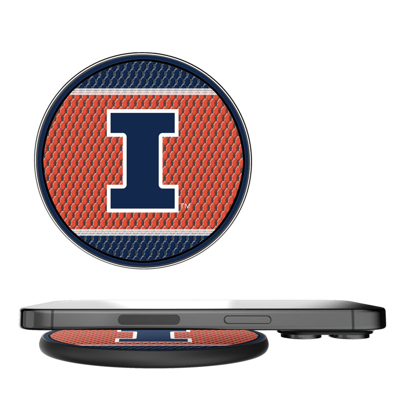 University of Illinois Fighting Illini Mesh 15-Watt Wireless Charger