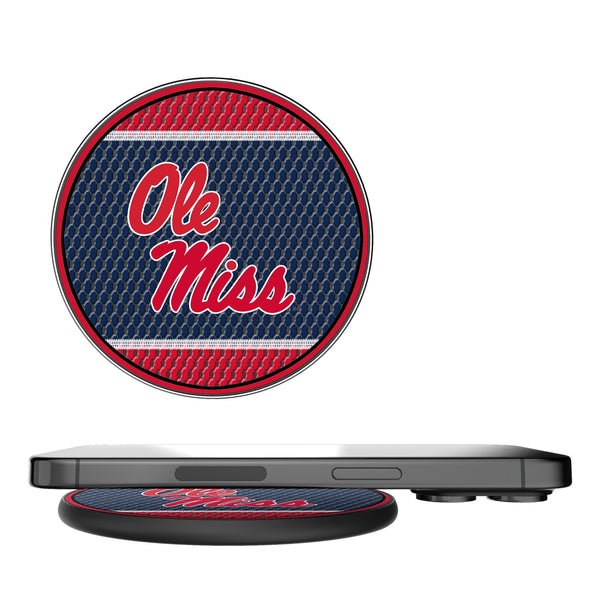 University of Mississippi Rebels Mesh 15-Watt Wireless Charger