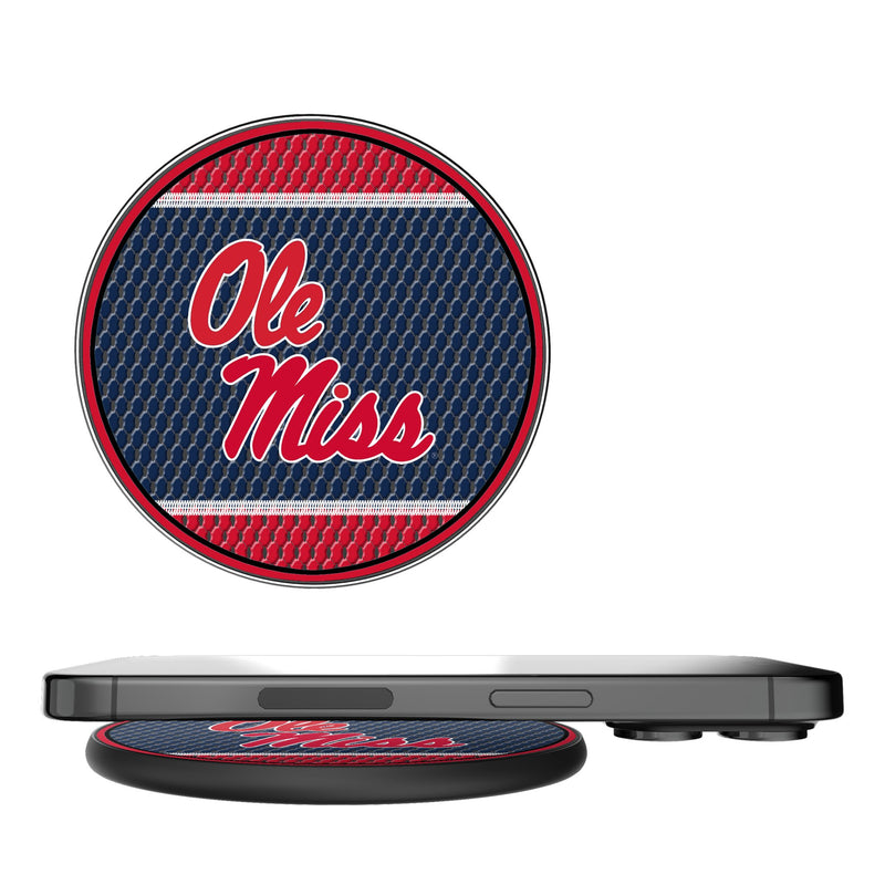 University of Mississippi Rebels Mesh 15-Watt Wireless Charger
