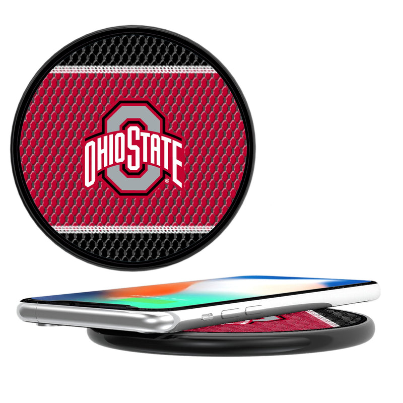 Ohio State University Buckeyes Mesh 15-Watt Wireless Charger