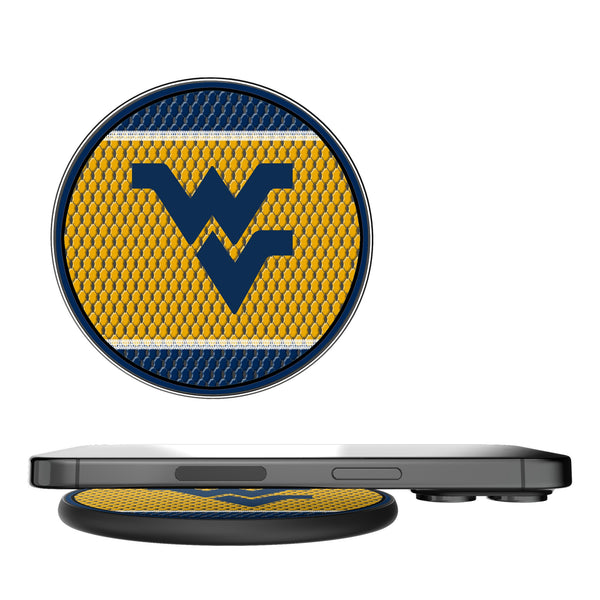 West Virginia University Mountaineers Mesh 15-Watt Wireless Charger