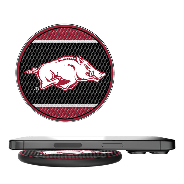 University of Arkansas Fayetteville Razorbacks Mesh 15-Watt Wireless Charger