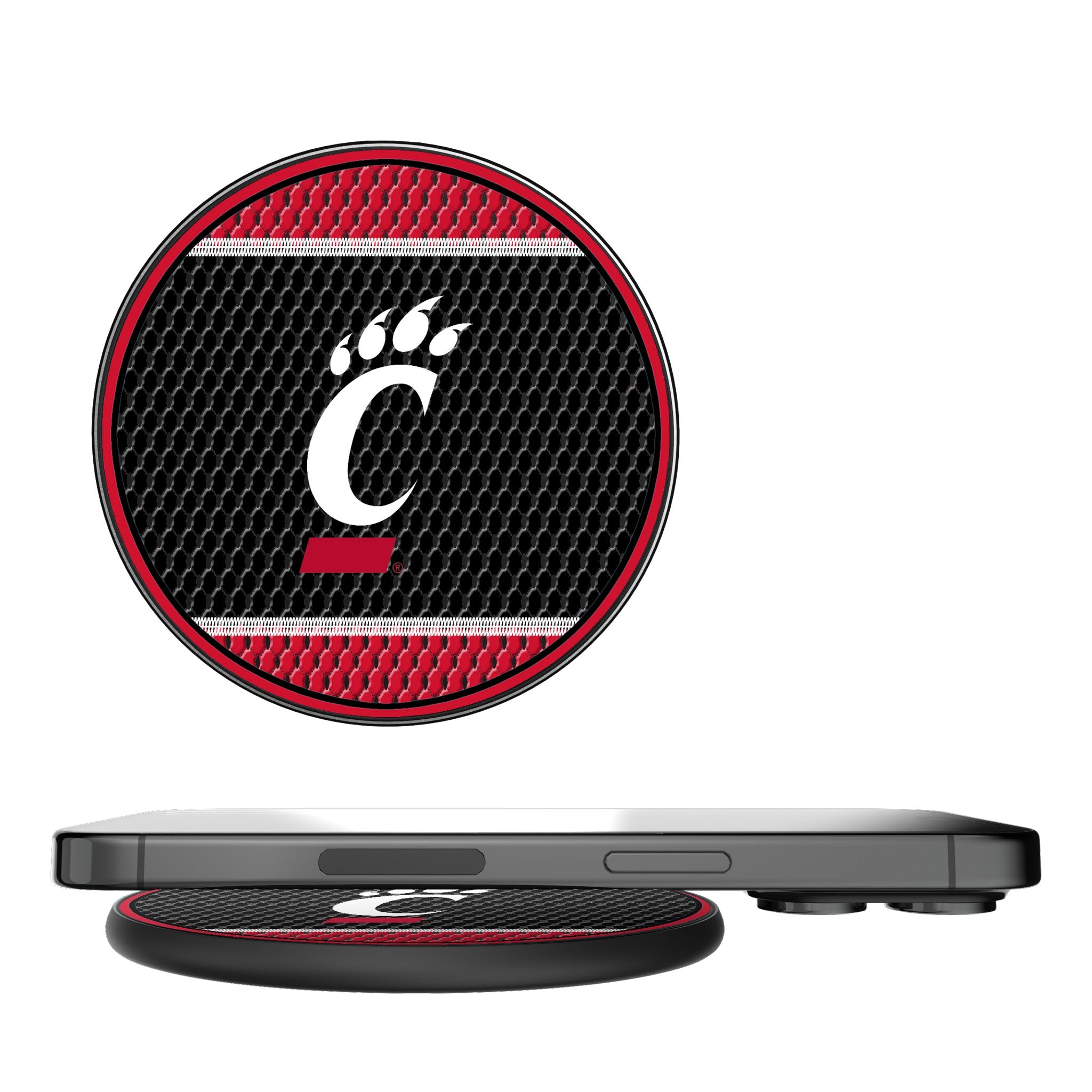 University of Cincinnati Bearcats Mesh 15-Watt Wireless Charger