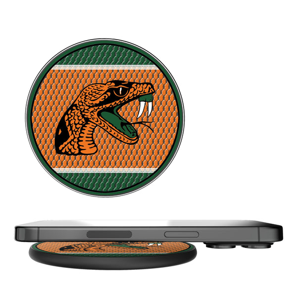Florida A&M University Rattlers Mesh 15-Watt Wireless Charger