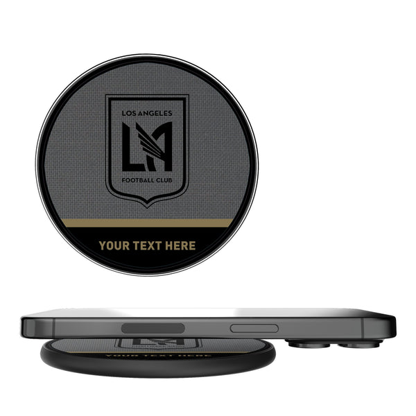 Los Angeles Football Club Personalized Endzone Solid 15-Watt Wireless Charger