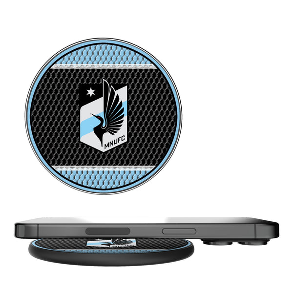 Minnesota United FC Mesh 15-Watt Wireless Charger