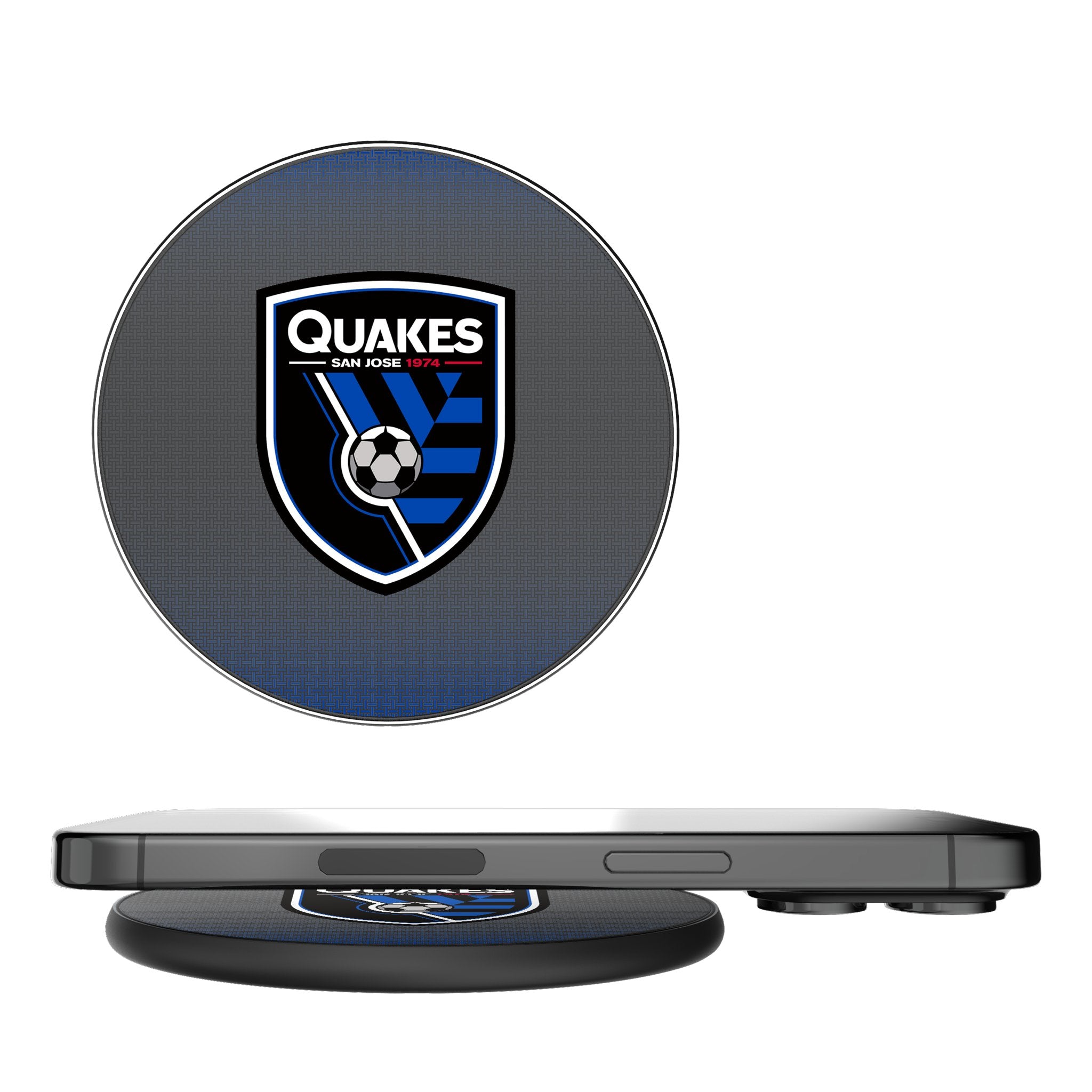 San Jose Earthquakes Linen 15-Watt Wireless Charger