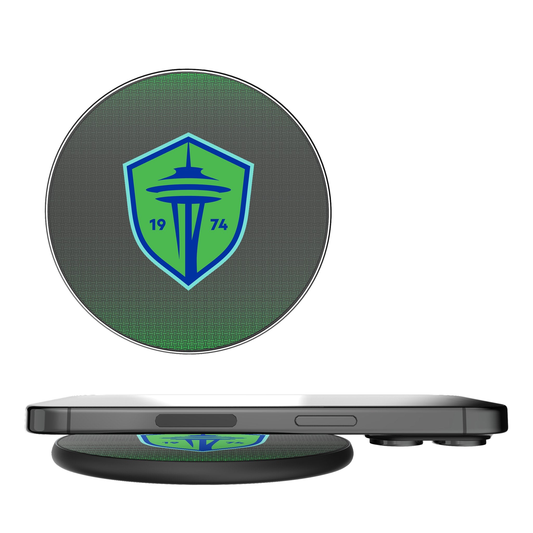 Seattle Sounders FC Linen 15-Watt Wireless Charger