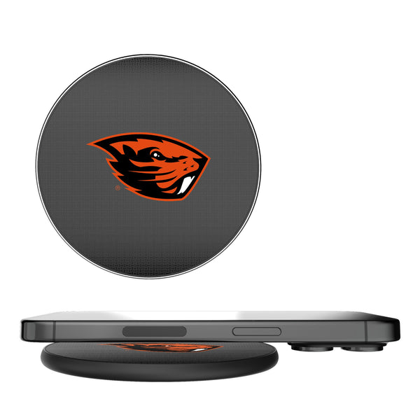 Oregon State University Beavers Linen 15-Watt Wireless Charger