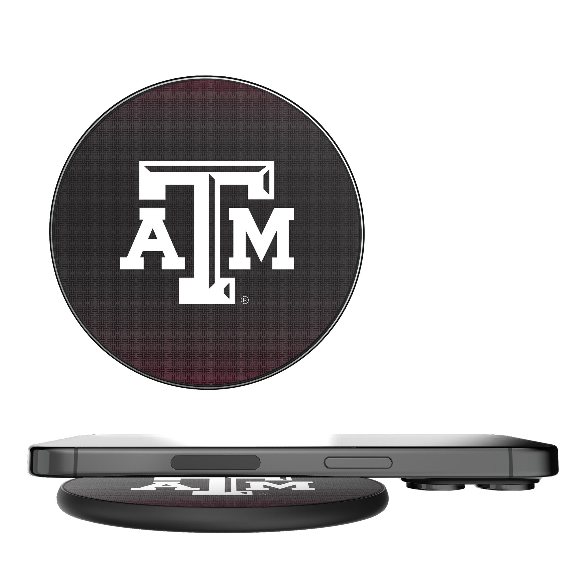 Texas A&M University Aggies Linen 15-Watt Wireless Charger