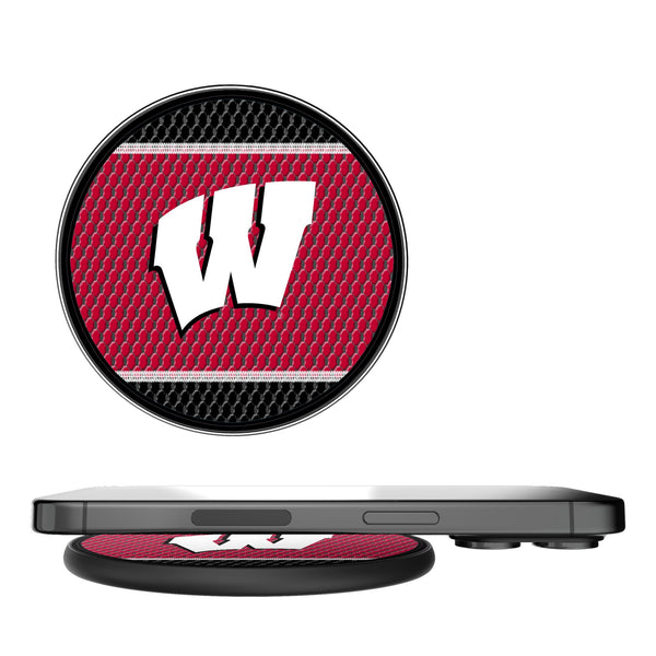 University of Wisconsin Badgers Mesh 15-Watt Wireless Charger