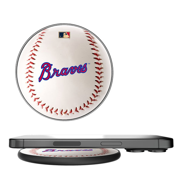 Atlanta Braves Home 2012 - Cooperstown Collection Baseball 15-Watt Wireless Charger