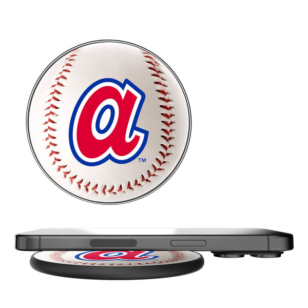 Atlanta Braves 1972-1980 - Cooperstown Collection Baseball 15-Watt Wireless Charger